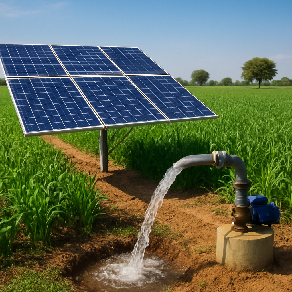 Agricultural Solar Pump in Bathinda, Punjab